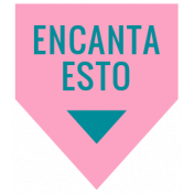 Good Life February 2022: Label Español- Encanta Esto (Pink & Blue Flag)