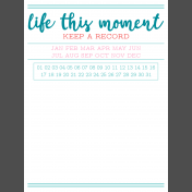 The Good Life: February 2022 Pocket Cards Kit_Life This Moment 3x4