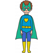 Draw It Kit #3 Superhero Kids- superhero 1A