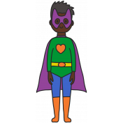 Draw It Kit #3 Superhero Kids- superhero 1B