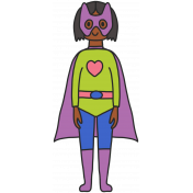 Draw It Kit #3 Superhero Kids- superhero 1F