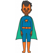 Draw It Kit #3 Superhero Kids- superhero 3B