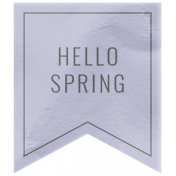 The Good Life: April 2022 Elements- Vellum label spring