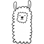 Mix & Match Illustrations- Alpaca 1 template