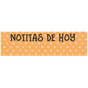 Good Life April 2022: Label Español- Notitas De Hoy (Orange)