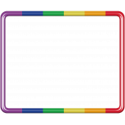 GL22 June Pride Flair Frame 3 Rainbow