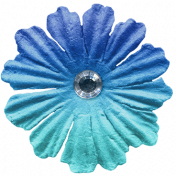 The Good Life: June 2022 Elements- Flower 1 blue