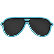 Good Life: July 2022 Elements- Sunglasses, Blue