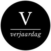 Dutch Black & White Labels Kit #2- Label 50 Verjaardag