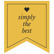 Mix & Match Stickers & Tape- Label 12 Simply the best