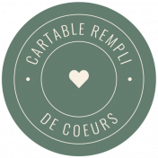 Good Life August 2022: Label Français- Cartable Rempli De Coeurs