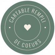 Good Life August 2022: Label Français- Cartable Rempli De Coeurs