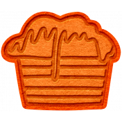 The Good Life: September 2022 Baking Elements- Letterpress cupcake