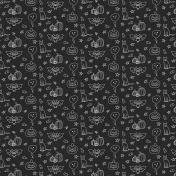 GL22 October Halloween Paper 02 BW