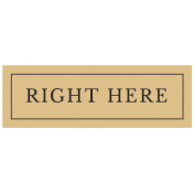 Good Life October 2022: Label- Right Here