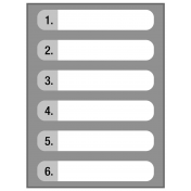 Journal Card 03- Numbered List Template