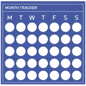 The Good Life: May & June 2023 Planner Widgets- Widget 18 Month tracker