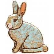 The Good Life: March & April 2023 Easter Mini Kit – Enamel Pin Rabbit