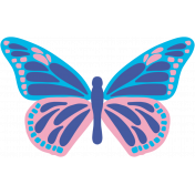 The Good Life: May & June 2023 Sticker butterfly 3