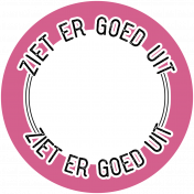 The Good Life: May & June 2023 Dutch Word Art- Label 5 Ziet er goed uit