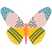 Good Life: July & August 2023 Stickers- Butterfly 1