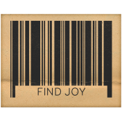 The Good Life: July & August 2023 Mixed Media Elements- Barcode, Find Joy