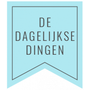 The Good LIfe: July & August 2023 Dutch Word Art- Label, De Dagelijkse Dingen