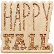This Is Spooky Elements: Wood Word Art- Happy Fall