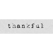 Autumn Art Word Snippet- Thankful