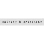 Autumn Art Word Snippet- Walking & Crunching