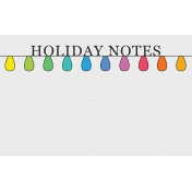 Jolly Label- Holiday Notes