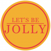 Jolly Label- Let's Be Jolly