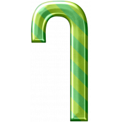 Jolly Candy Cane- Green