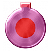 Jolly Ornament- Purple