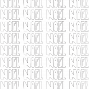 Paper 831- Word Overlay- Noel