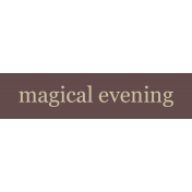 Nutcracker Label- Magical Evening