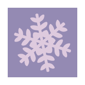 Winter Arabesque Label- Snowflake