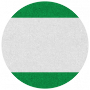 Oregonian Circle Label- Green