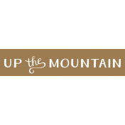 Oregonian Label- Up the Mountain