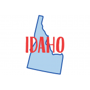 Journal Card Idaho 4x6