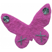 Felt Butterfly 6