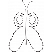 A Bugs World Illustration Butterfly 04