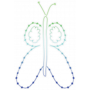 Bugs Sticker Butterfly 04