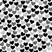 Hearts 12- Paper Template