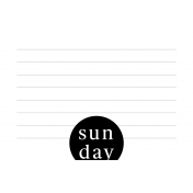 Weekly Pocket Card03 Sun 4x6