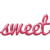 For The Love- Wordart- Sweet