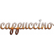 For The Love- Wordart- Cappuccino