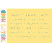 Baby On Board- Journal Cards 6x4- Todays Mood