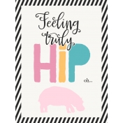 Baby On Board- Journal Cards 3x4- Feeling Hip