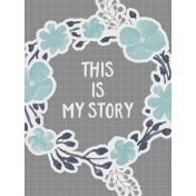 In The Pocket- Filler Journal Cards- My Story Gray